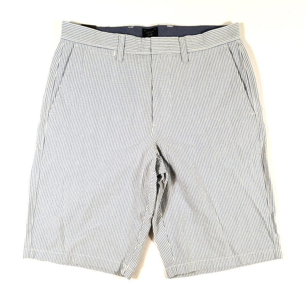 J. Crew 10.5" Club Shorts In Seersucker 29